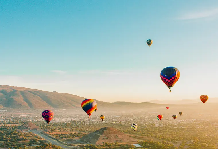 Pyramids of Teotihuacan near Mexico City