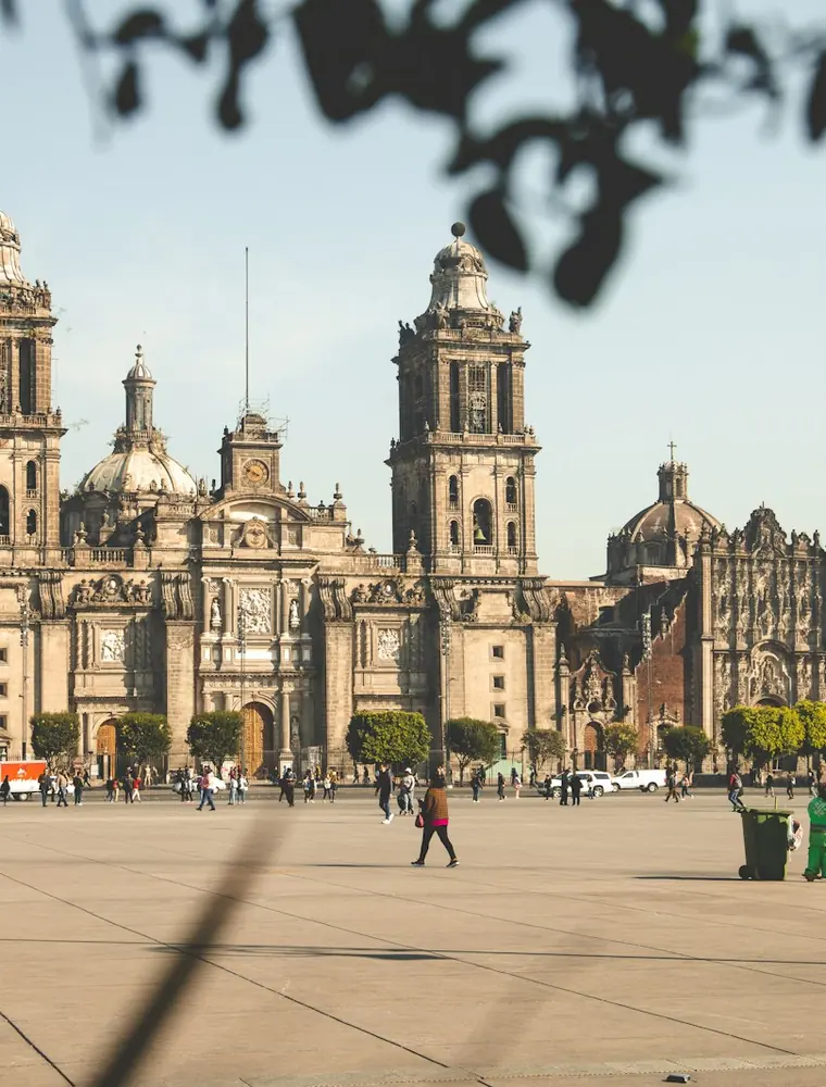 Zocalo, the main square of Mexico City historic center